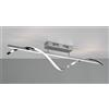 RL ISABEL PLAFONIERA MODERNA LED 24W LUCE 4000K DIMMERABILE METALLO FINITURA CROMO