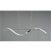 RL ISABEL SOSPENSIONE MODERNA LED 26W LUCE 4000K DIMMERABILE METALLO FINITURA CROMO