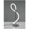 RL ARGOS LAMPADA DA TAVOLO MODERNA IN METALLO CROMO LED 10.5W LUCE 4000K DIMMERABILE