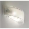 Illuminando FENICE FASCIA PICCOLO 30 CM UN PORTALAMPADE E27 VETRO SOPRA E SOTTO ECONOMICO DI ILLUMINANDO