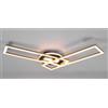 RL TWISTER PLAFONIERA LED 30W LUCE DIMMERABILE IN METALLO 5 COLORI CON RETTANGOLI ORIENTABILI
