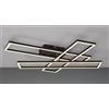 RL CORSO PLAFONIERA LED 36W LUCE DIMMERABILE IN METALLO 3 COLORI CON RETTANGOLI ORIENTABILI