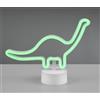 RL BRONTO MODERNA LAMPADA DA TAVOLO DECORATIVA LED 1.6W PER CAMERETTE E SALOTTI IN PLASTICA BIANCA
