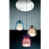 Illuminando JOLLY SPP LAMPADARIO A SOSPENSIONE 3 LUCI DIFFUSORI IN ACRILICO VARI COLORI