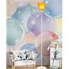 Illuminando JOLLY PIANTANA GRANDE H 172 CM DIFFUSORE 7 COLORI STELO CROMO DI ILLUMINANDO