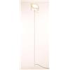 Illuminando PRATICA LAMPADA DA TERRA LED 50W 4000 LUMEN IN METALLO NERO O BIANCO ECONOMICA