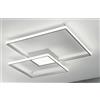 ONDALUCE CICIRIELLO DOWEL PLAFONIERA APPLIQUE GRANDE LED 3000K DIMMERABILE MONTATURA ORO O SILVER