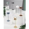 ONDALUCE CICIRIELLO MACAO LAMPADA DA TAVOLO IP54 CON RICARICA USB, TOUCH DIMMER LED 3W LUCE 3000K 6 COLORI