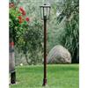 Sovil RIBOT PALO DA GIARDINO AD UNA LUCE H140 CM N ALLUMINIO BIANCO/ORO O RUGGINE IP43