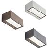 Sovil BOX APPLIQUE DA ESTERNO IP65 BIANCA MARRONE O ANTRACITE LED 12W LUCE 3000K O 4000K