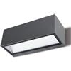 Sovil BOX APPLIQUE DA ESTERNO IP65 BIANCA MARRONE O ANTRACITE LED 40W LUCE 3000K O 4000K