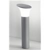 ONDALUCE CICIRIELLO ARES LAMPIONCINO DA ESTERNO IN ALLUMINIO PORTALAMPADE E27 ALTEZZA 50 CM IP54 MODERNO