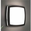 ONDALUCE CICIRIELLO PARIS APPLIQUE O PLAFONIERA DA ESTERNO QUADRATA IP54 NERO BIANCO ARGENTO MODERNA DI ONDALUCE