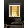Sovil VENTANA APPLIQUE DECORATIVA PER FACCIATE E FINESTRE IP65 ALLUMINIO ANTRACITE LED 6W LUCE 3000K-4000K