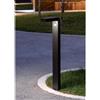 Sovil URBAN PALETTO DA GIARDINO H60 CM A BATTERIA IP44 CON PANNELLO SOLARE E SENSORE DI MOVIMENTO NERO