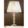 ONDALUCE CICIRIELLO BRIGIDA LAMPADA DA TAVOLO GRANDE IN CRISTALLO e METALLO ELEGANTE E CLASSICO FINITURA ORO DI ONDALUCE