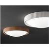 ONDALUCE CICIRIELLO CONCRETE PLAFONIERA IN CEMENTO 3 COLORI D41 CM LED 20W LUCE 3000K STILE VINTAGE