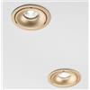 ONDALUCE CICIRIELLO BAYA FARETTO DA INCASSO ROTONDO IN ALLUMINIO 3 COLORI CON PORTALAMPADA GU10 MODERNO