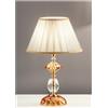 ONDALUCE CICIRIELLO PATRICIA ABAT-JOUR IN CRISTALLO e METALLO ELEGANTE E CLASSICO AMBRA CON FINITURA ORO DI ONDALUCE