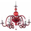 ONDALUCE CICIRIELLO VIVALDI LAMPADARIO A SOSPENSIONE CLASSICO 6 LUCI IN VETRO E CRISTALLO IN 8 COLORI DI ONDALUCELU