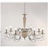ONDALUCE CICIRIELLO CHERUBINI 8 LUCI LAMPADARIO CLASSICO ED ELEGANTE IN CRISTALLO E VETRO 3 FINITURE DI ONDALUCE