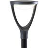 Sovil FORMA TESTA PALO IP65 IN ALLUMINIO ANTRACITE LED 24W LUCE 3000K E 4000K MODERNA DI SOVIL