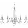 ONDALUCE CICIRIELLO CHERUBINI 5 LUCI LAMPADARIO CLASSICO ED ELEGANTE IN CRISTALLO E VETRO 3 FINITURE DI ONDALUCE