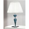 ONDALUCE CICIRIELLO VILLA LAMPADA DA TAVOLO GRANDE IN VETRO LAVORATO A MANO CLASSICA D40 CM 6 COLORI ONDALUCE