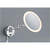TRIO LIGHTING VIEW APPLIQUE DA BAGNO PER TRUCCO CON SPECCHIO ROTONDO IP44 CON LENTE DI INGRANDIMENTO LED 3W