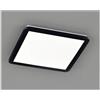 RL CAMILLUS PLAFONIERA QUADRATA 40X40 LED 22W IP44 DIMMERABILE MODERNA BIANCA O NERA