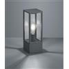 TRIO LIGHTING GARONNE PALO DA ESTERNO A LANTERNA IP44 FINITURA ANTRACITE LUCE DIFFUSA