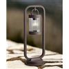 TRIO LIGHTING SAMBESI LAMPIONCINO DA ESTERNO H60 CLASSICO A LANTERNA IP44 SENSORE CREPUSCOLARE ANTRACITE O RUGGINE