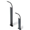 Sovil VIRGOLA PALO DA ESTERNO 2 MISURE IP65 LUCE 3000K E 4000K IN ALLUMINIO LED 12W ANTRACITE DI SOVIL