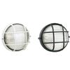 Sovil INDUSTRIALE TONDA APPLIQUE DA ESTERNI CON GABBIA D25 IP54 BIANCA O NERA CLASSICA DI SOVIL
