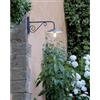 Sovil BORGO APPLIQUE DA ESTERNO LUNGA PICCOLA ANTRACITE CON PIATTO INTERNO BIANCO DI SOVIL