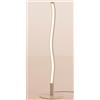 Illuminando ANELLI LAMPADA DA TAVOLO AD ONDA MODERNA IN METALLO BIANCO LED 5W LUCE 3000K DI ILLUMINANDO