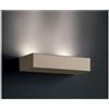 Illuminando UP 2 PICCOLA APPLIQUE SEMPLICE E MODERNA RETTANGOLARE IN METALLO BIANCO O SABBIA