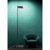 Illuminando FOCUS PIANTANA IN METALLO NERO BIANCO SABBIA O BRONZO CON DIFFUSORE ORIENTABILE