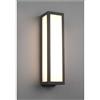 TRIO LIGHTING FUERTE APPLIQUE DA ESTERNO MODERNA COLORE ANTRACITE IP54 LED 10,5W LUCE 3000K