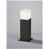 TRIO LIGHTING HUDSON PALETTO DA ESTERNI H30 IP44 ANTRACITE ATTACCO E14 SQUADRATO MODERNO