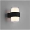 RL MOLINA APPLIQUE DA ESTERNO IP54 MODERNA ANTRACITE LED 5W LUCE 3000K A CILINDRO