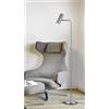 TRIO LIGHTING MARLEY PIANTANA H150 IN METALLO FINITURA NICHEL O OTTONE SATINATO MODERNA ATTACCO GU10