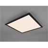 RL ALPHA PLAFONIERA APPLIQUE QUADRATA CM 45X45 LED 18W LUCE 3000K NERA MODERNA