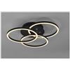RL CIRCLE PLAFONIERA CON 3 CERCHI ORIENTABILI LED 27W DIMMERABILE 3 COLORI CON TELECOMANDO
