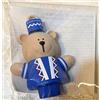 Starbucks Bearista Holidays 2022 Blue Drink Hole per Tazze Riutilizzabili Tap...