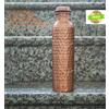 Fatto a mano Heath Benefits bottiglia di rame martellato nuova bottiglia elegante e...