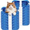 NUTKIT 12 Pezzi Sacchetti Lettiera Gatto per Litter Locker, Anti-Odore & Antibatterici, Sacchetti Pannolini in Materiale EVOH a 7 Strati, Ricarica Compatibile con Litter Genie LittyCat - Blu