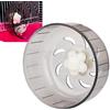 HEEPDD Ruota Criceto Silenziosa 13 cm, Ruota Esercizio Plastica Lavabile Grigia per Criceti Nani Ratti Gerbilli, Gabbia Accessori Piccoli Roditori, Senza Cigolii Notturni per Camere da Letto e Ufficio