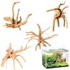 Touosy 4 Pezzi Legno Acquario Tronco Legno, Decorazioni Acquario Accessori 10-20CM Forma Naturale Immersibile Paesaggio 3D per Pesci Gamberetti Decorazioni Legni Naturalis e Rami