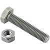Bullone e dado inox per assemblaggio saette a L